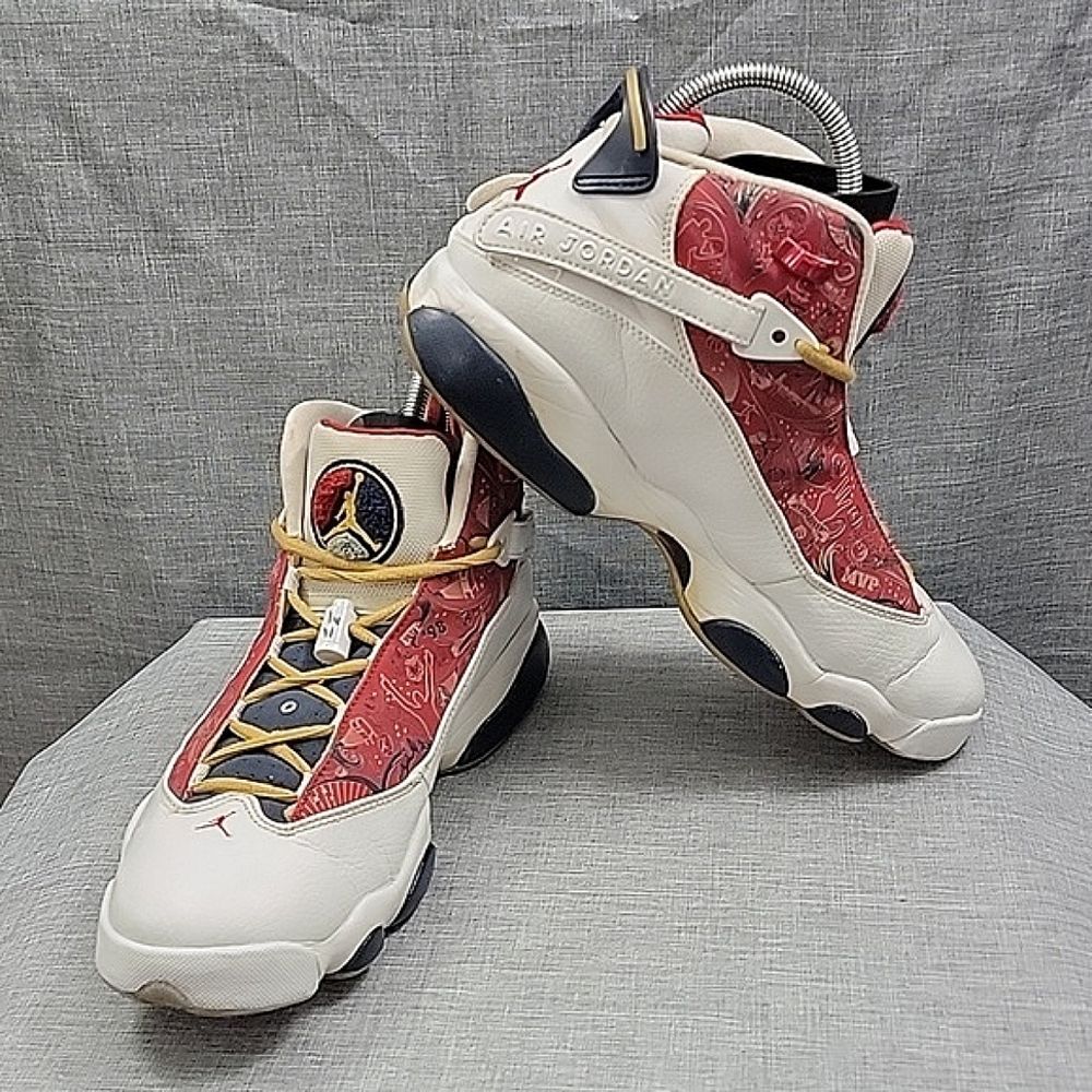 Nike Air Jordan 6 Rings Championship Pack legacy Hi top 322992-163 Men's SZ 9.5